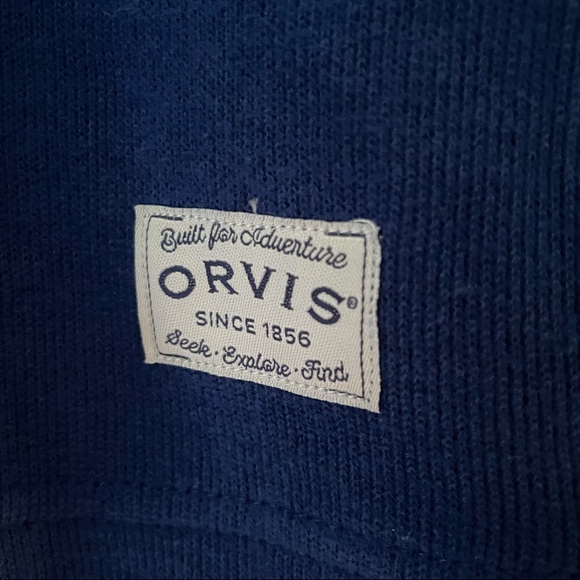 ORVIS blue gingham sweater - Picture 6 of 6
